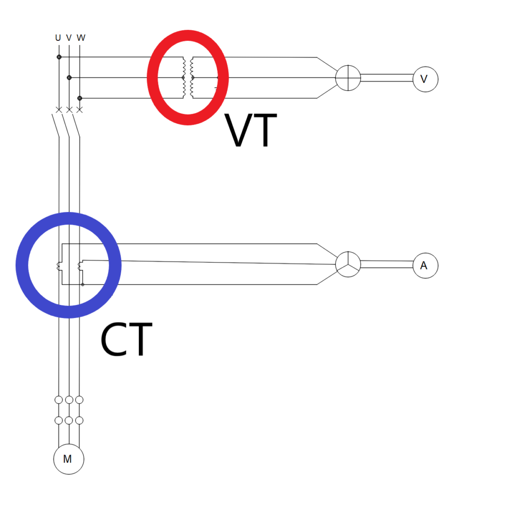 回路図（VT及びCT）