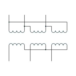 デルタ-スター結線図